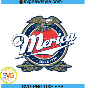 Merica Since 1776 Freedom America USA Svg