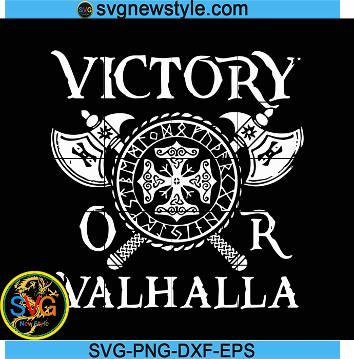 Victory Or Valhalla Vikings Svg, Norse Warrior Png, Norway Mythology ...