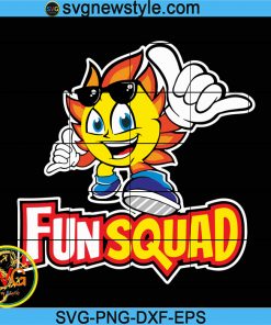 Fun Squad Gaming Svg, Cool Fun Games Svg, Gamer Birthday Svg, Png, Dxf, Eps