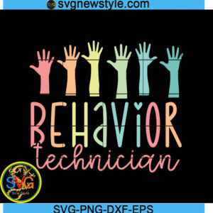 Behavior Technician Svg, Aba Therapist Svg, Png, Dxf, Eps Silhouette Art