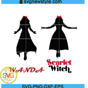 Scarlet Witch Svg, Wanda Svg, Png, Dxf, Eps Digital Download