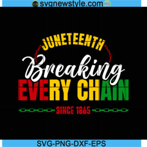 Breaking Every Chain Svg