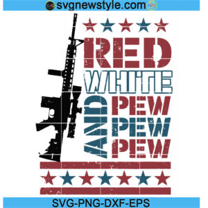 Red White And Pew Distressed Svg, Awakened Patriot Svg, PNG EPS DXF Cricut File