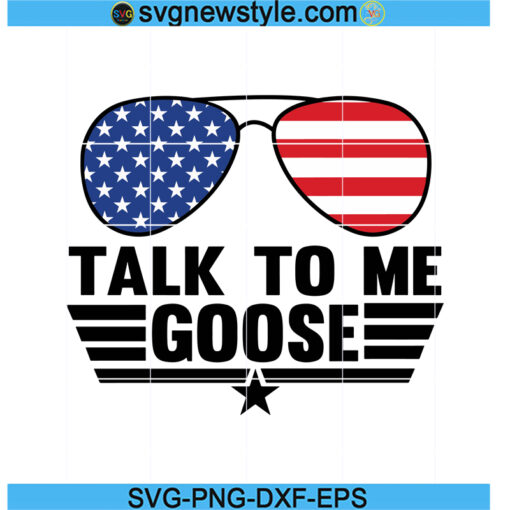 Talk To Me Goose Png, Top Gun Svg, Usa Flag Glasses Svg, Aviator ...