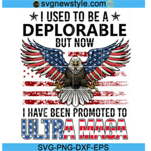 Ultra MAGA SVG, Pro Trump SVG, PNG EPS DXF Cricut File Silhouette Art