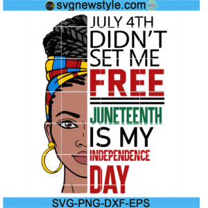 July 4th Didnt Set Me Free SVG