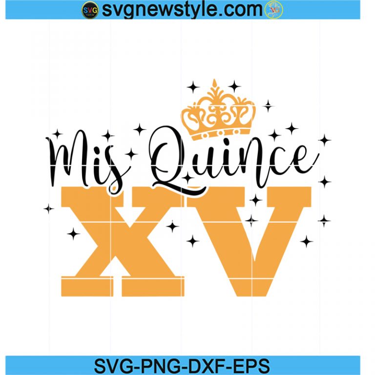 Mis Quince Svg, Mis XV Svg, Quinceañera Svg, Heaven Svg, Png, Dxf, Eps