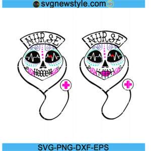 Cute Halloween Nurse Svg