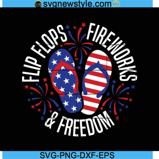 Flip Flops Fireworks Freedom