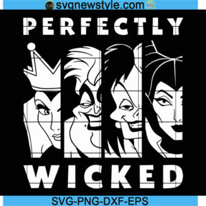 Perfectly Wicked Svg Silhouette