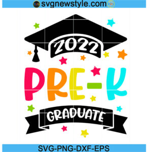 Pre-K Graduate SVG