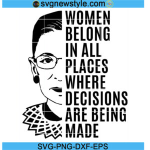 Ruth Bader Ginsburg Svg