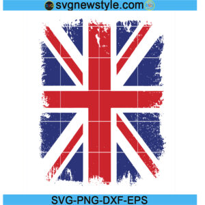 Union Jack Svg, UK Flag Britain Svg, Png, Dxf, Cricut File