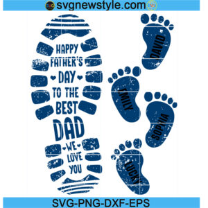 Happy Father's Day To The Best Dad Svg