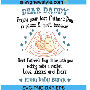 Dear Daddy SVG