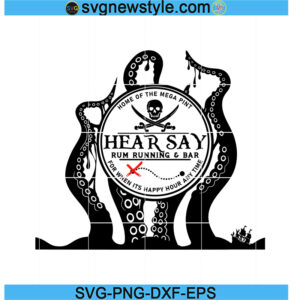 Hearsay Mega Pint Rum running Svg, Glass beer can svg, Png, Dxf, Eps