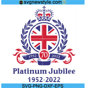 The Queens Platinum Jubilee Svg