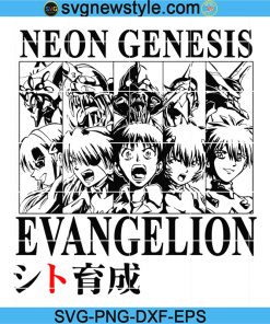 Neon Genesis Evangelion Svg, evangelion Svg, nge svg, asuka Svg, Anime Svg