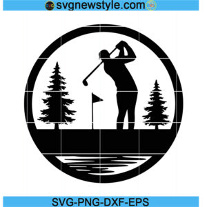 Golf svg, Golfer svg, Golfing svg, Png, Dxf, Eps, Cricut File Silhouette Art