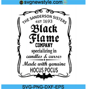 Black Flame Company Svg