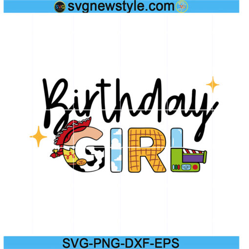 Birthday Girl Svg, Toy Story Birthday svg, Jessie Svg, Toy Story svg, Jessie Birthday svg, Toy Story party svg, Girl Birthday svg