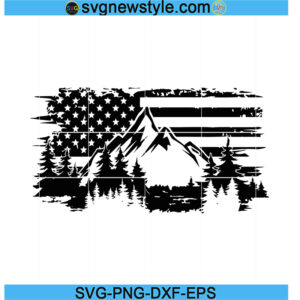 American flag Svg
