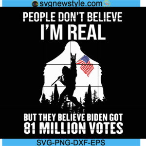 Big Foot American Flag Svg