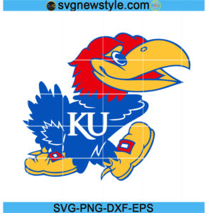 University of Kansas Jayhawks Basketball Svg