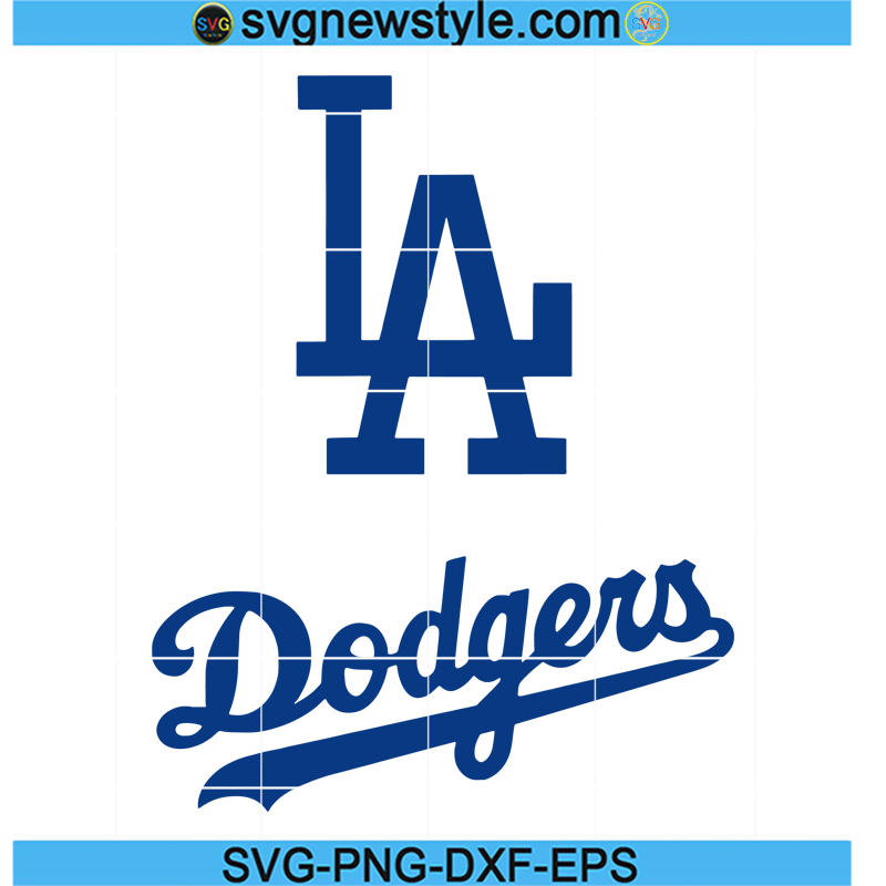 LA Dodgers Svg, Los Angeles Dodgers Svg, LA Svg, Dodgers Baseball Svg ...