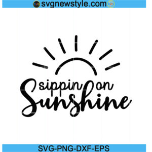 Sippin on sunshine svg