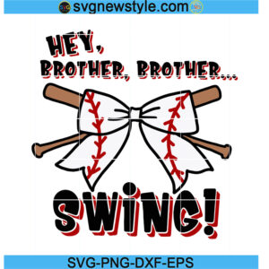 Baseball sister with bow SVG