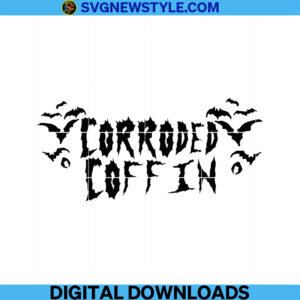 Corroded coffin svg Png
