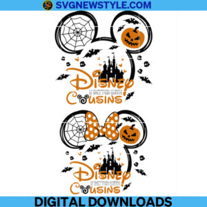 Disney Halloween Cousin Crew Svg