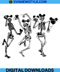 Disney Skeleton Svg, Skeleton Mickey Svg, Disney Halloween Svg, Disney Balloon Svg, Png.