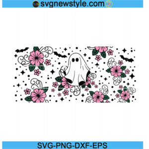 Halloween Libbey Glass Can Wrap Svg