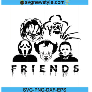 Scary Friends Shirt Svg