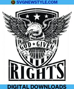 God Given Rights Svg, 2nd Amendment svg, Eagle And American Flag Files, Eagle Png