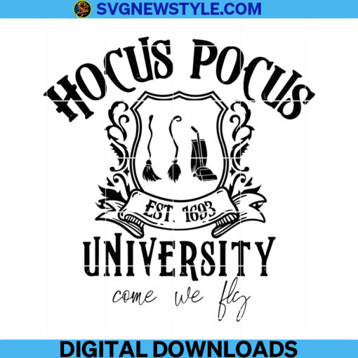 Hocus Pocus Est 1693 University Svg