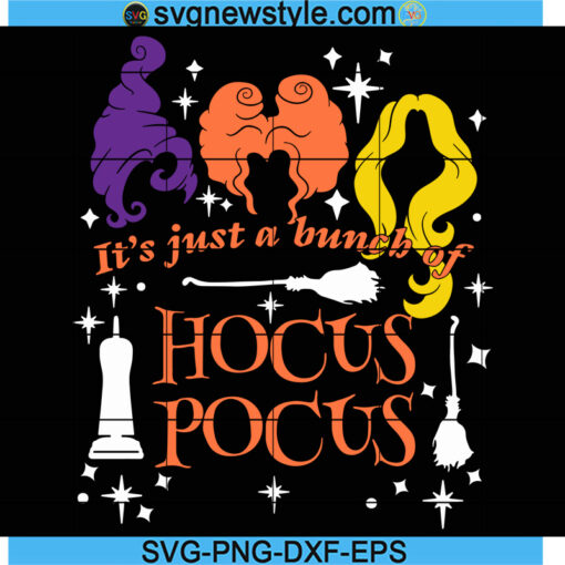 Halloween Hocus Pocus Svg Silhouette