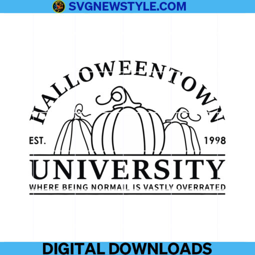 Halloweentown Town University Svg