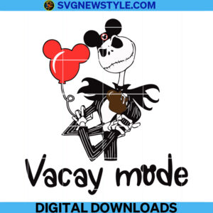 Nightmare Before Christmas Vacay Mode Svg