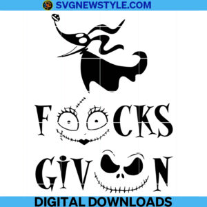 Jack Skellington Fuck Given Svg