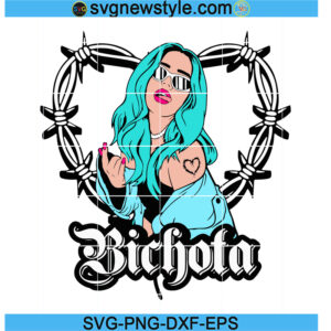 Karol G Bichota and Heart Tattoo Svg