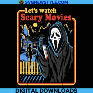 Let's Watch Scary Movie Scream Ghost Face Png