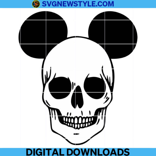 Mickey Mouse Skeleton svg Designs