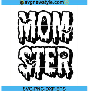 Momster Svg Silhouette