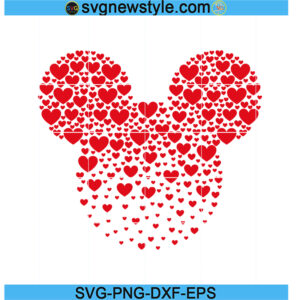 Mouse Hearts svg
