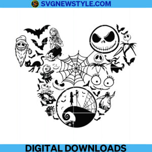 Disney Halloween Nightmare Svg