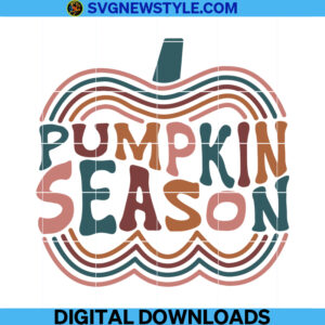 Pumpkin Season retro Svg Png