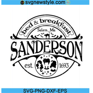 Sanderson Bed and Breakfast Svg Png